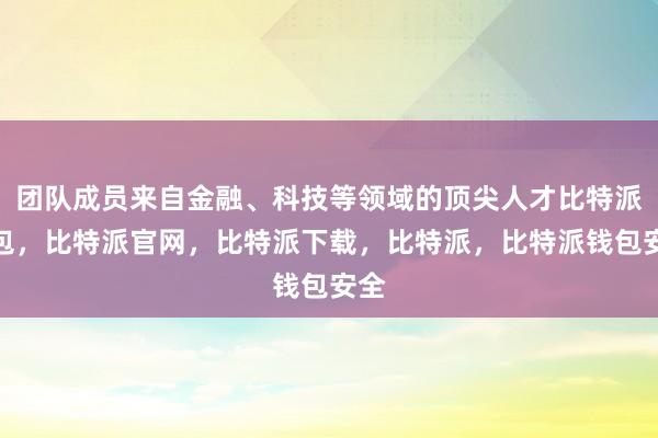 团队成员来自金融、科技等领域的顶尖人才比特派钱包，比特派官网，比特派下载，比特派，比特派钱包安全