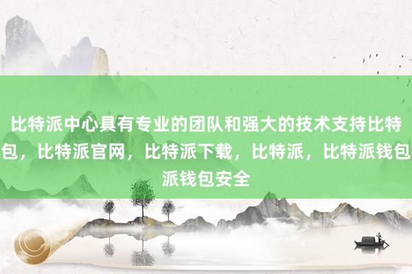 比特派中心具有专业的团队和强大的技术支持比特派钱包，比特派官网，比特派下载，比特派，比特派钱包安全