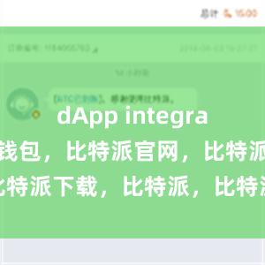 dApp integration比特派钱包，比特派官网，比特派下载，比特派，比特派钱包安全