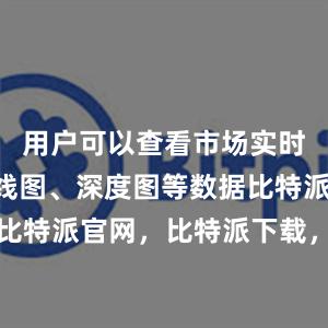 用户可以查看市场实时行情、K线图、深度图等数据比特派钱包，比特派官网，比特派下载，比特派，比特派钱包安全